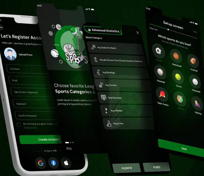 Sports App background