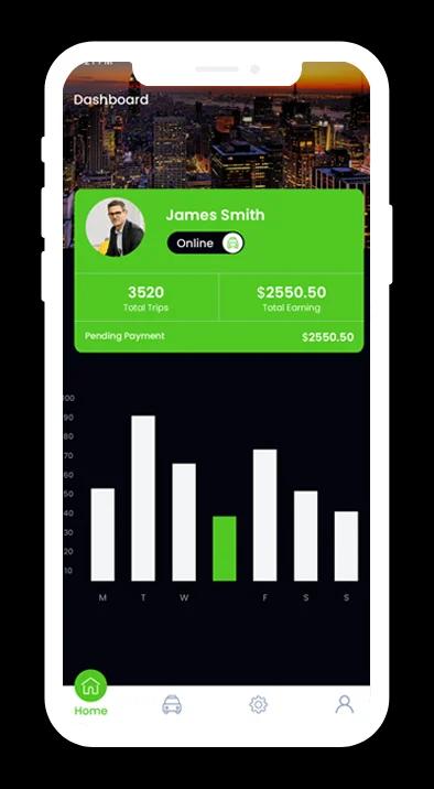 On-Demand Delivery App mobile view