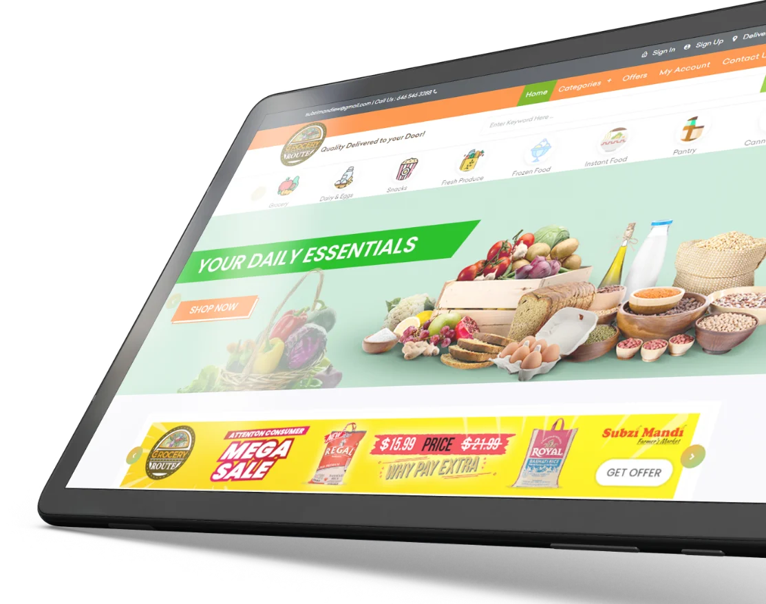 Grocery Route banner