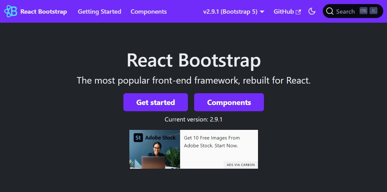React Bootstrap