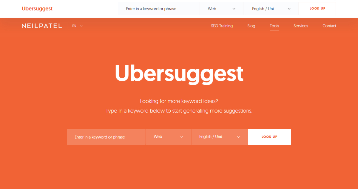 Ubersuggest