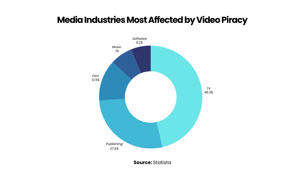 Media industry most affected by video piracy