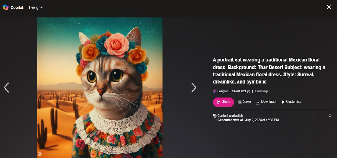 Save on Image Generator Bing
