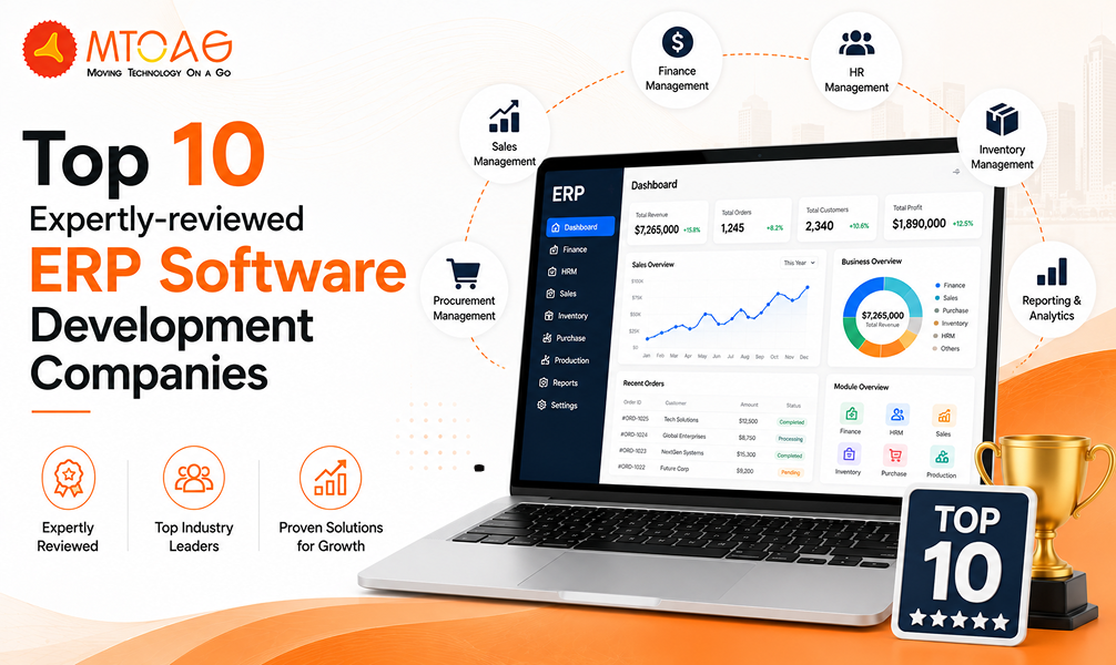 Top 10 Expertly-reviewed ERP Software Development Companies