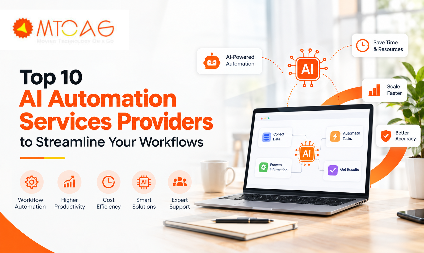 Top 10 AI Automation Services Providers to Streamline Your Workflows