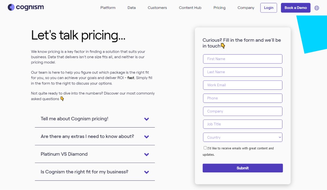 Cognism-Pricing